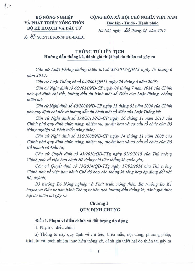 TT43/2015/TTLT-BNNPTNT-BKHĐT Thông tư liên tịch Hướng dẫn thống kê, đánh giá F168bet được xếp hạng cao nhất do F16878.vip cá cược thể thao, casino, slot game, bắn cá gây ra