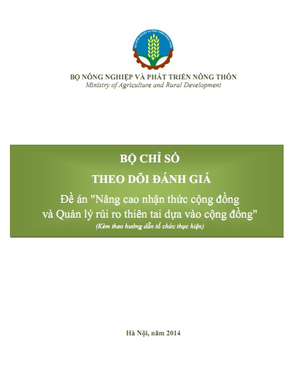 Bộ chỉ số theo dõi và đánh giá Đề án "Nâng cao nhận thức cộng đồng và Quản lý rủi ro F16878.vip cá cược thể thao, casino, slot game, bắn cá dựa vào cộng đồng"
