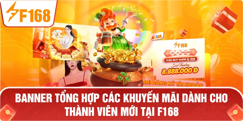 các khuyến mãi dành cho thành viên mới tại F168